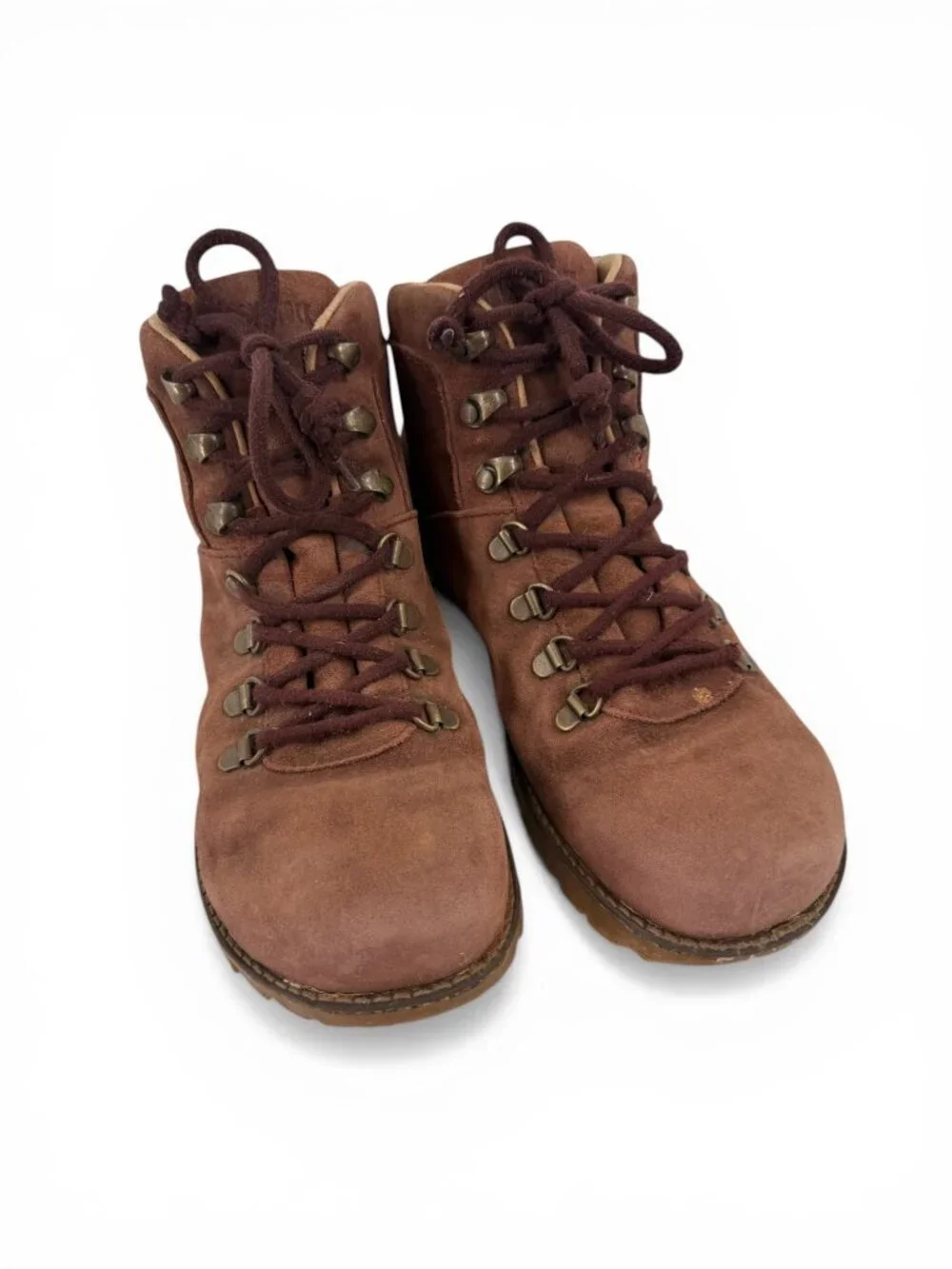 Birkenstock Jackson Brown Nubuck Leather Hiking Boots EU Sz 41 Wide US 10-10.5